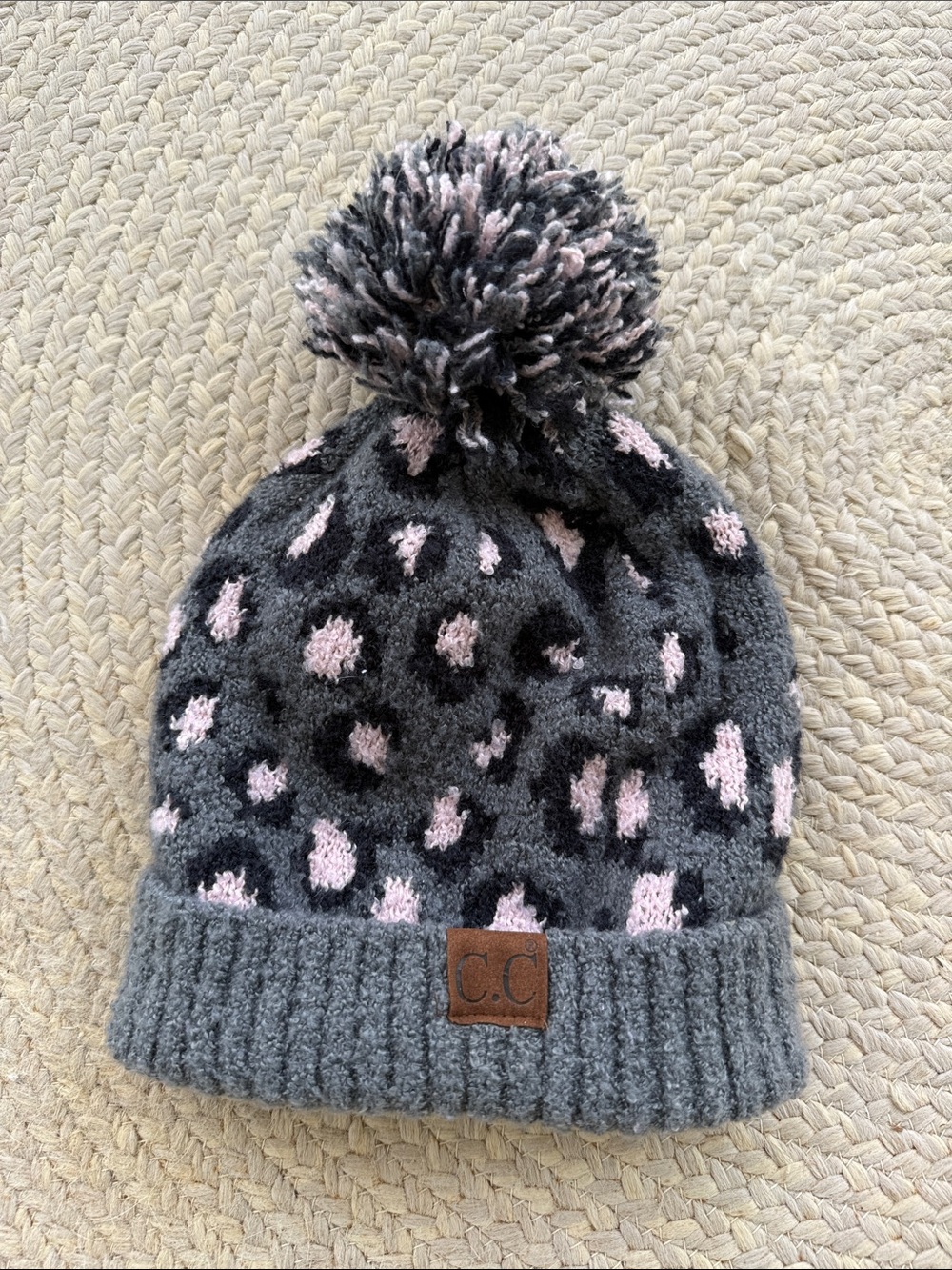 CC leopard beanie toboggan
